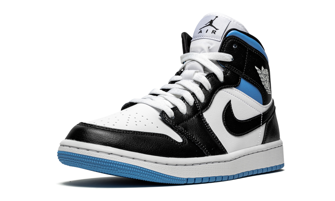 AIR JORDAN 1 MID UNIVERSITY BLUE WOMENS