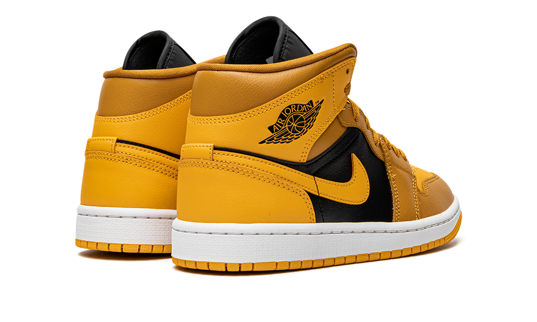 AIR JORDAN 1 MID UNIVERSITY GOLD WOMENS