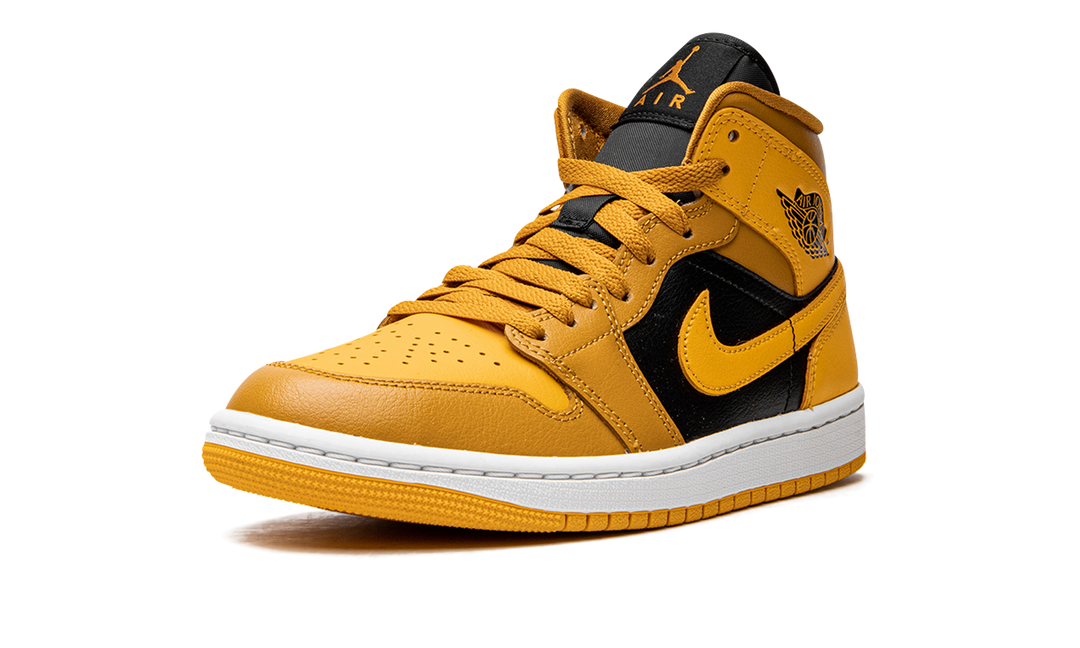 AIR JORDAN 1 MID UNIVERSITY GOLD WOMENS