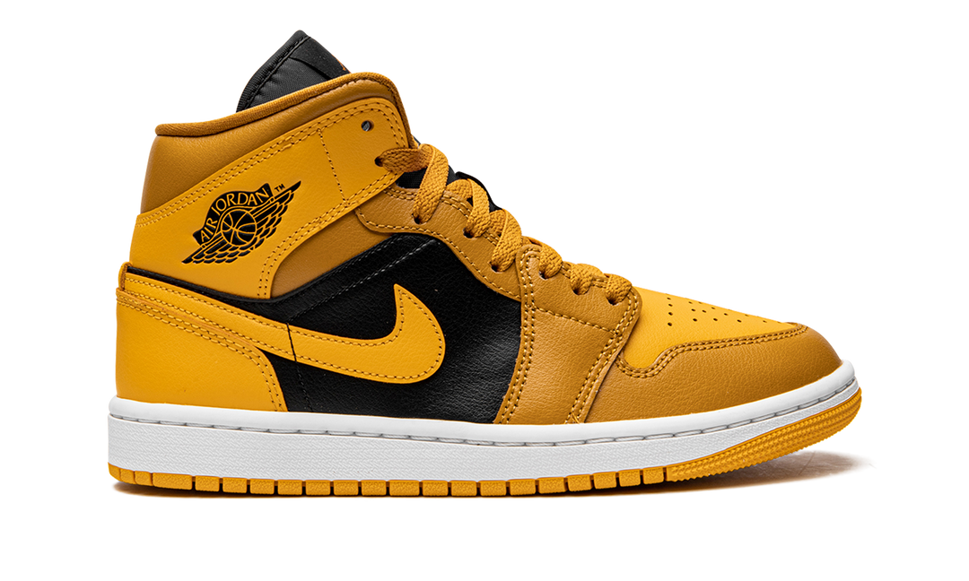 AIR JORDAN 1 MID UNIVERSITY GOLD WOMENS