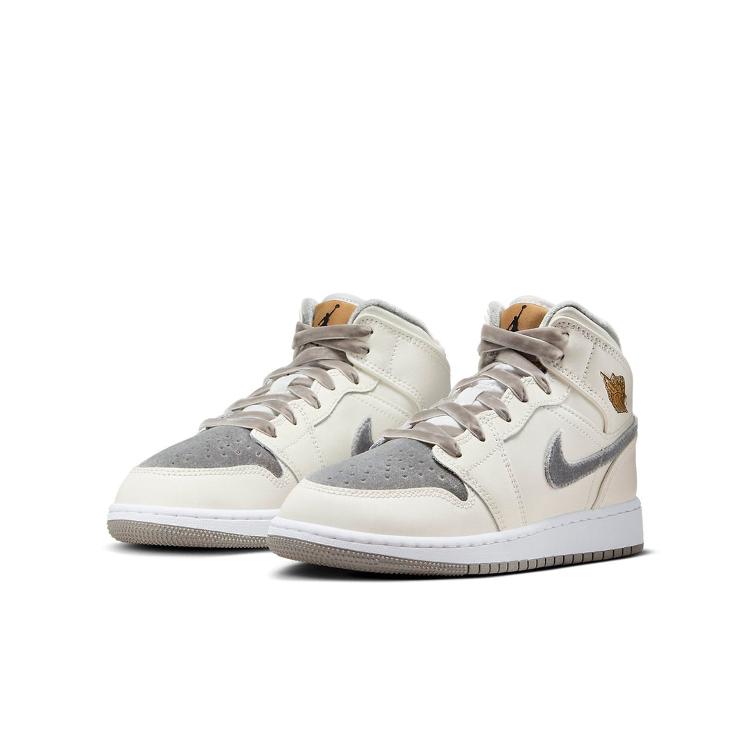 AIR JORDAN 1 MID VELVET TOE GS