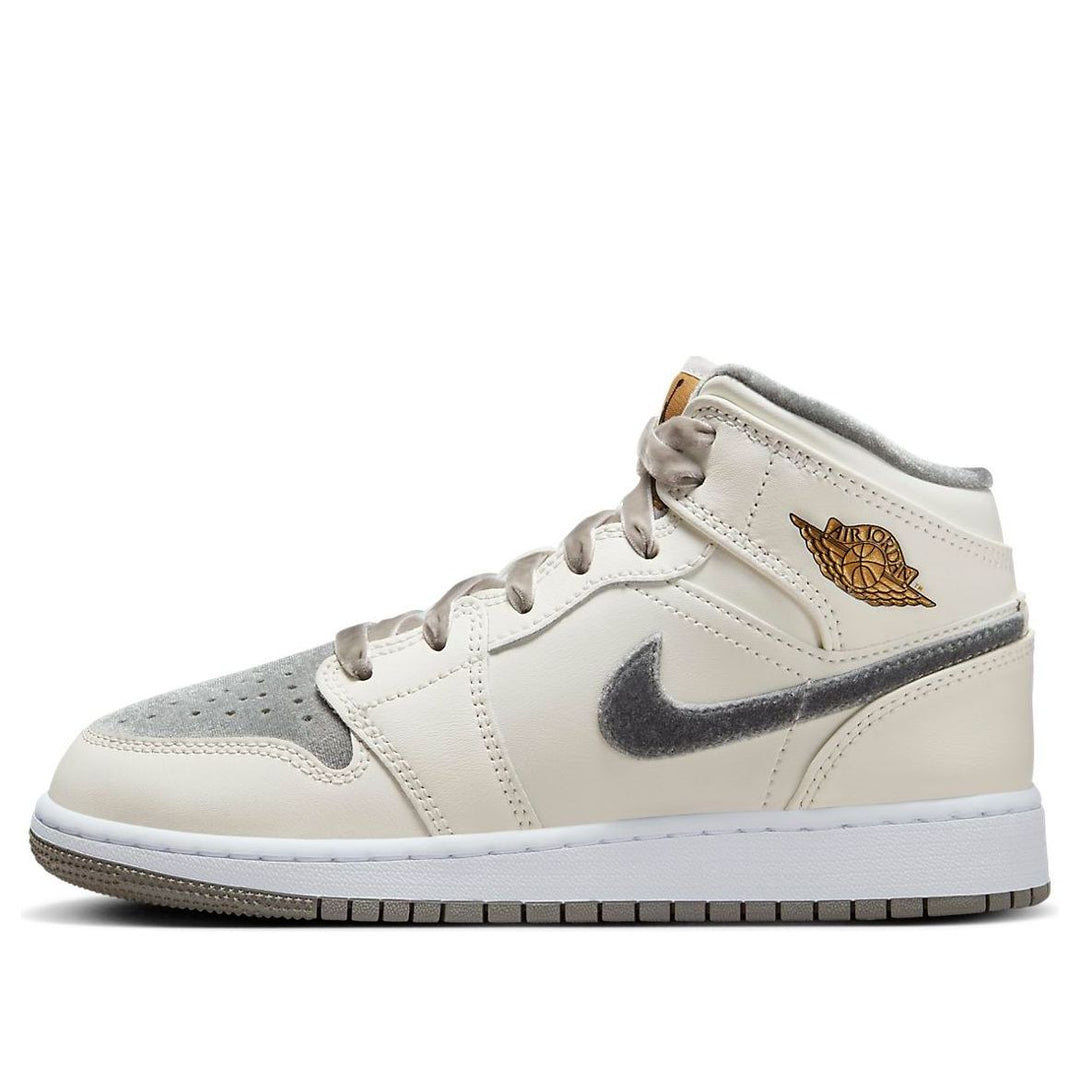 AIR JORDAN 1 MID VELVET TOE GS