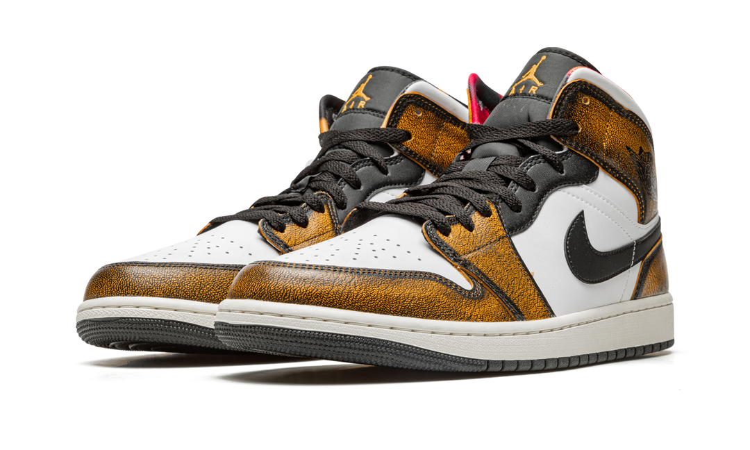AIR JORDAN 1 MID WEAR-AWAY ORANGE