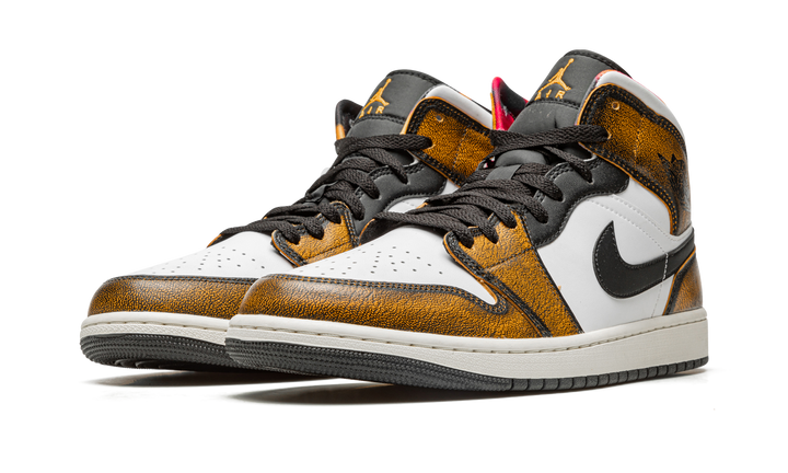 AIR JORDAN 1 MID WEAR-AWAY ORANGE