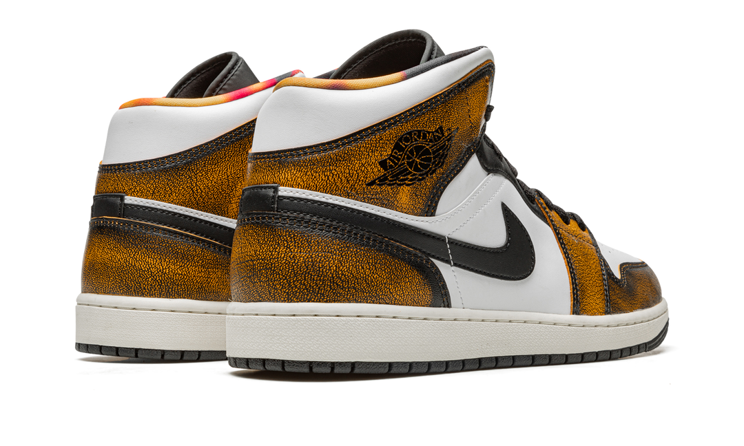 AIR JORDAN 1 MID WEAR-AWAY ORANGE
