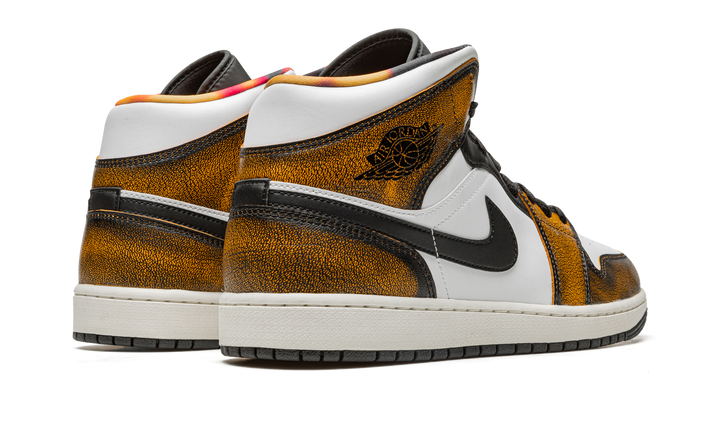 AIR JORDAN 1 MID WEAR-AWAY ORANGE