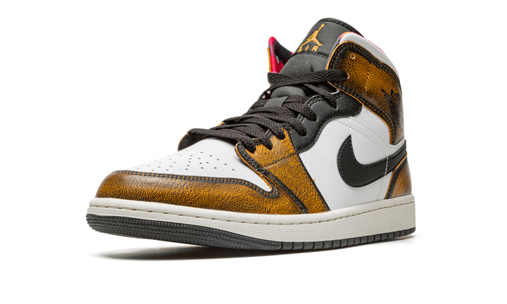 AIR JORDAN 1 MID WEAR-AWAY ORANGE