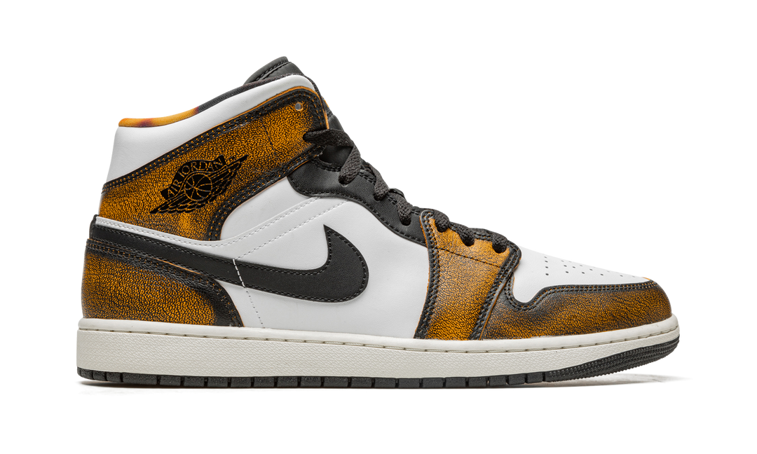 AIR JORDAN 1 MID WEAR-AWAY ORANGE