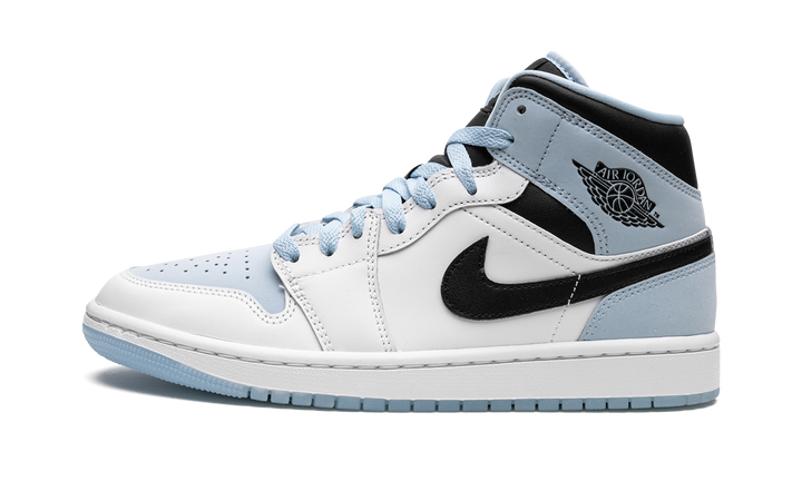 AIR JORDAN 1 MID WHITE BLACK BLUE