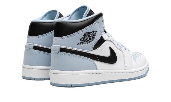 AIR JORDAN 1 MID WHITE BLACK BLUE