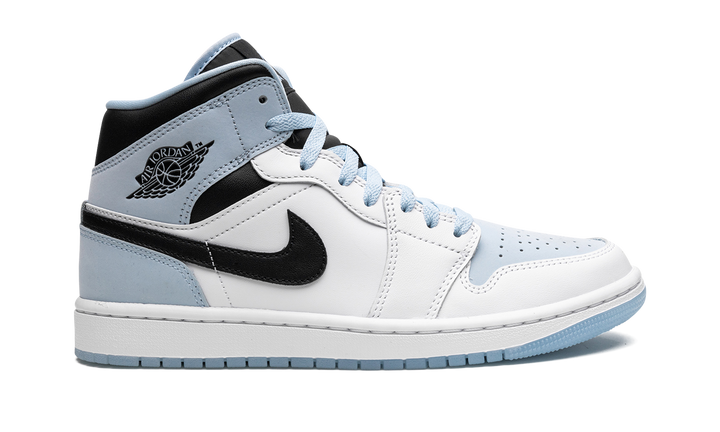 AIR JORDAN 1 MID WHITE BLACK BLUE