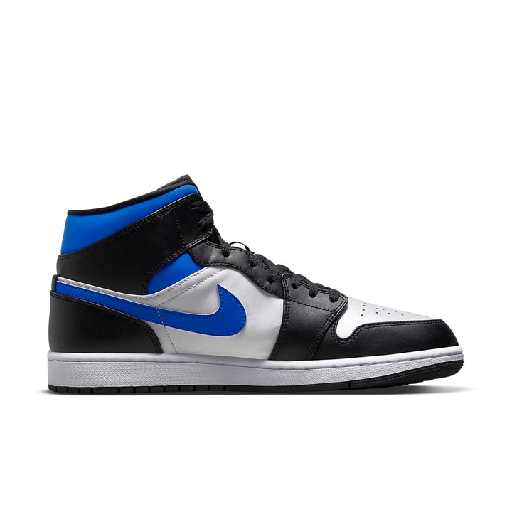 AIR JORDAN 1 MID WHITE BLACK ROYAL