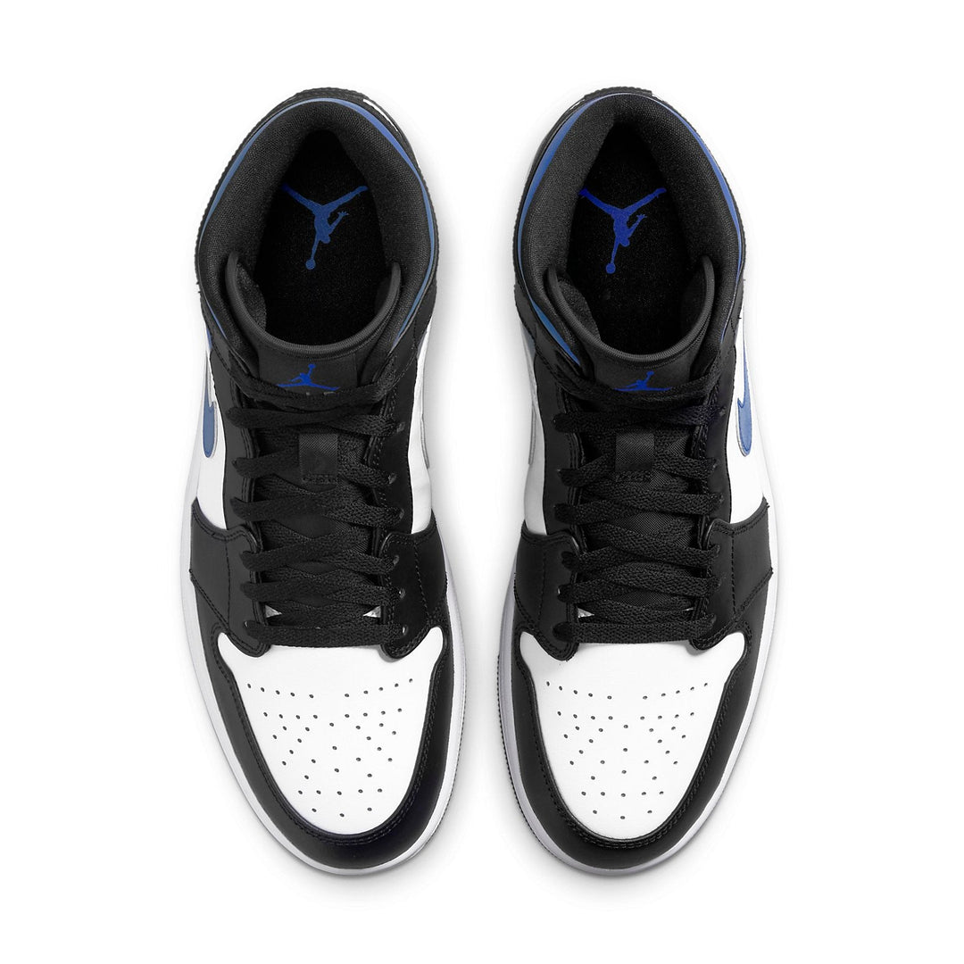 AIR JORDAN 1 MID WHITE BLACK ROYAL