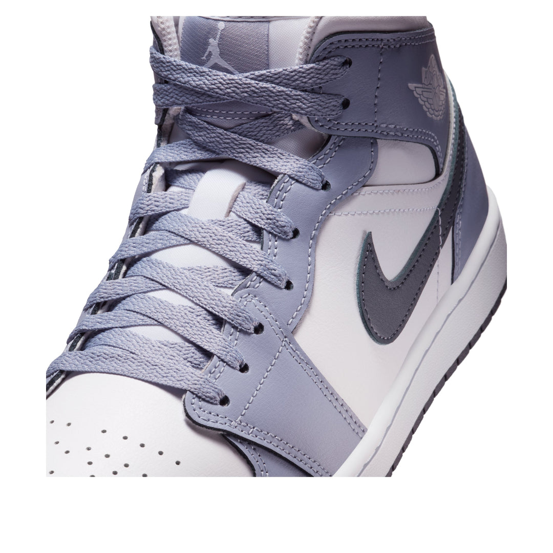 AIR JORDAN 1 MID WHITE INDIGO HAZE