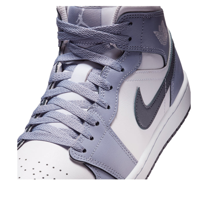 AIR JORDAN 1 MID WHITE INDIGO HAZE