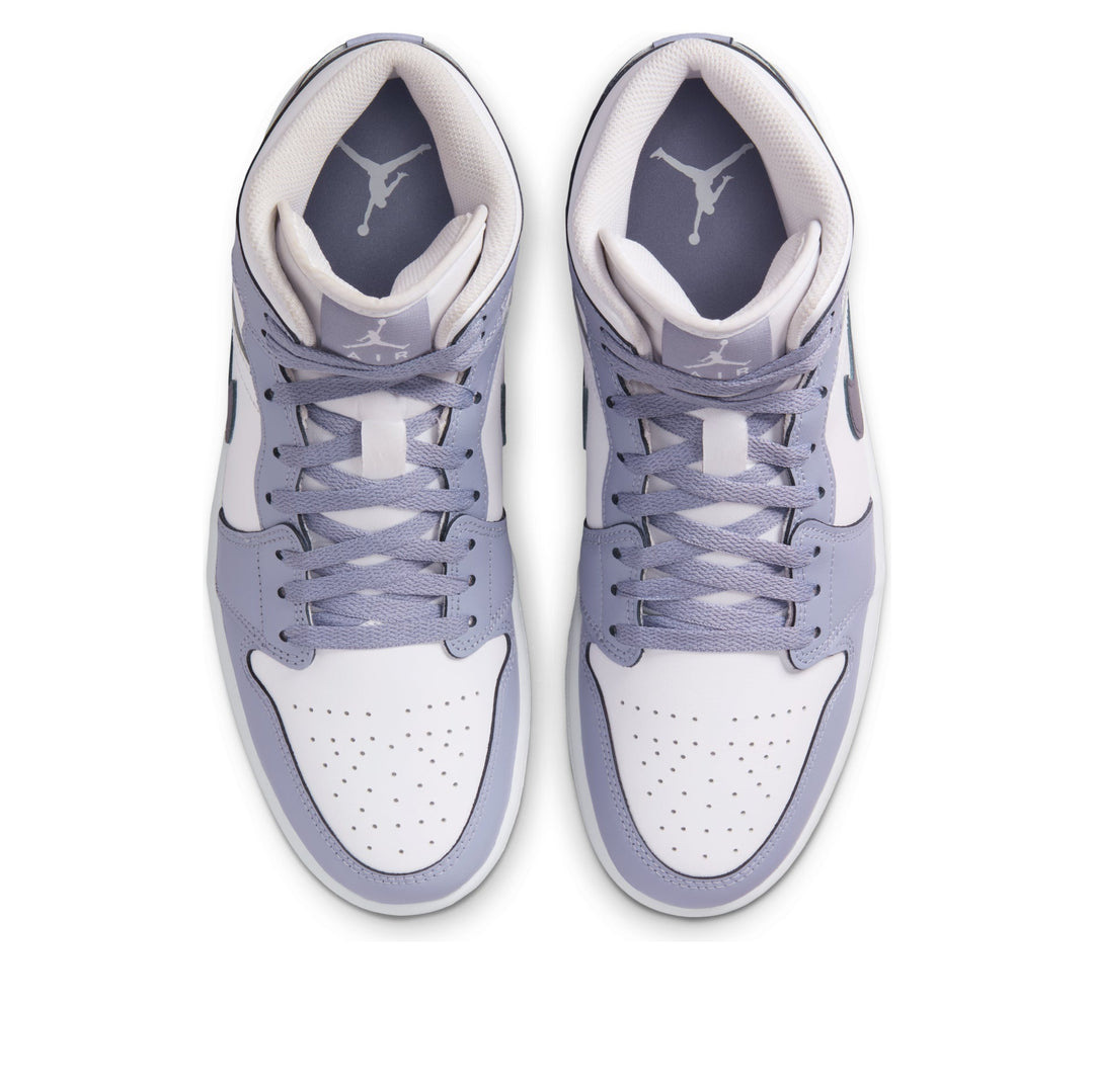 AIR JORDAN 1 MID WHITE INDIGO HAZE