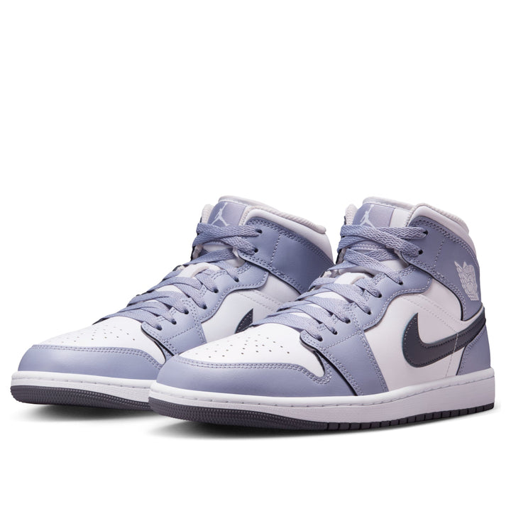 AIR JORDAN 1 MID WHITE INDIGO HAZE