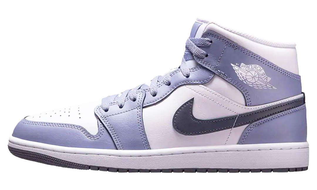 AIR JORDAN 1 MID WHITE INDIGO HAZE
