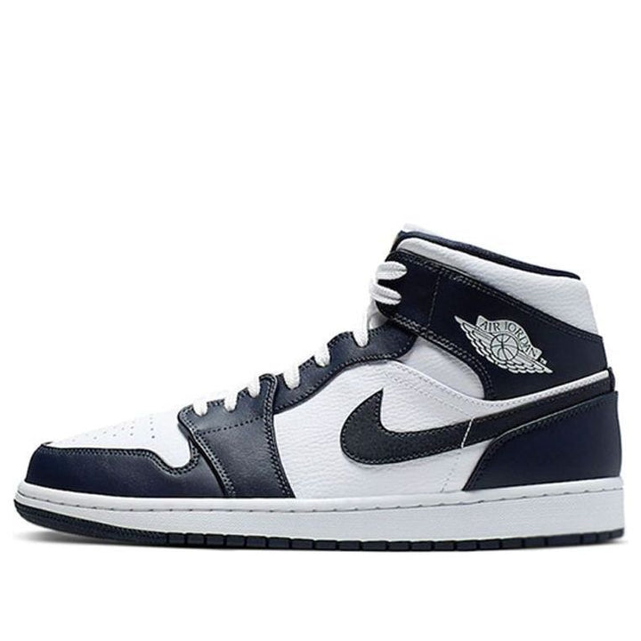 AIR JORDAN 1 MID WHITE METALLIC GOLD OBSIDIAN
