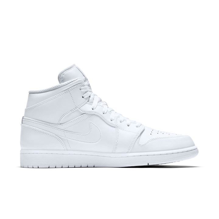 AIR JORDAN 1 MID WHITE PURE PLATINUM