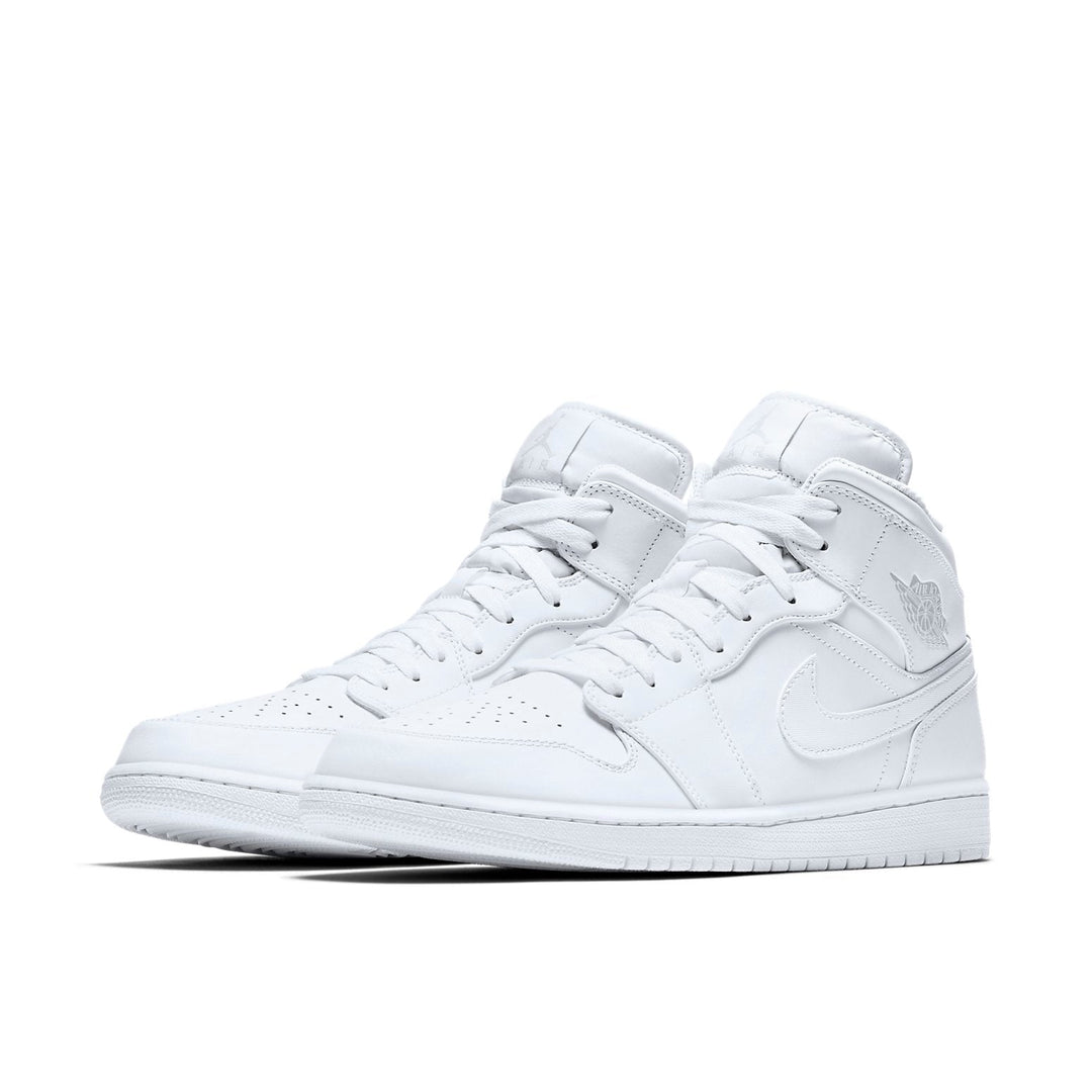 AIR JORDAN 1 MID WHITE PURE PLATINUM