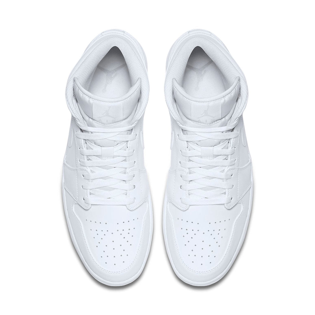 AIR JORDAN 1 MID WHITE PURE PLATINUM