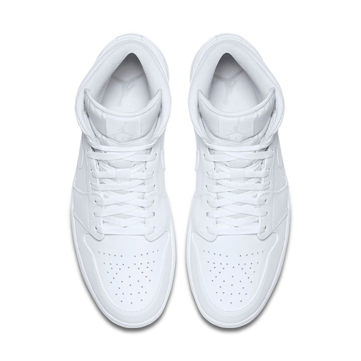 AIR JORDAN 1 MID WHITE PURE PLATINUM