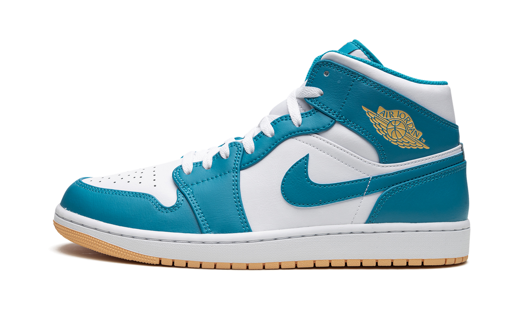 AIR JORDAN 1 MID WHITE TEAL