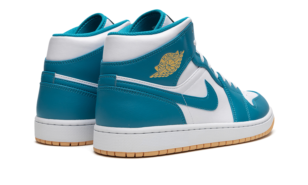 AIR JORDAN 1 MID WHITE TEAL