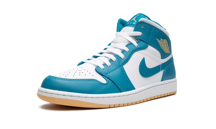 AIR JORDAN 1 MID WHITE TEAL