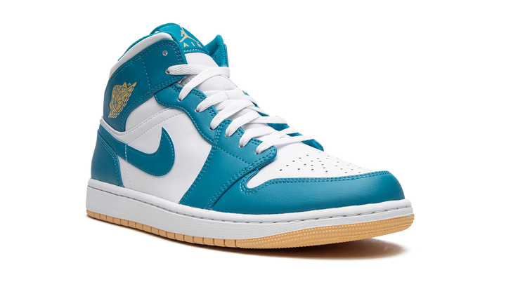 AIR JORDAN 1 MID WHITE TEAL