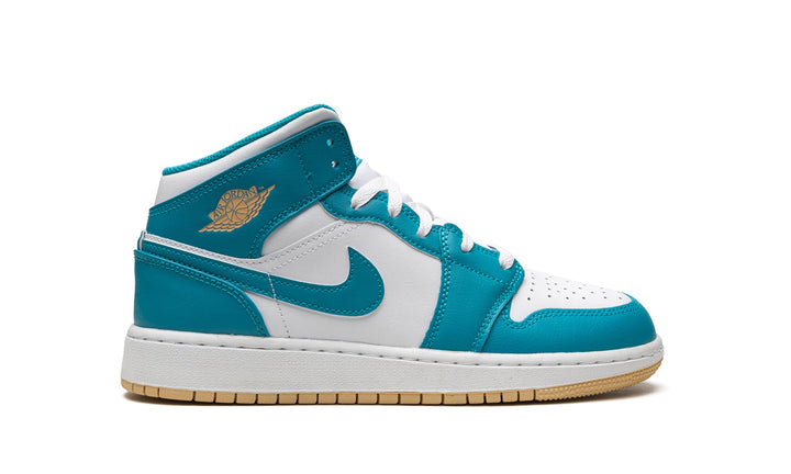 AIR JORDAN 1 MID WHITE TEAL GS