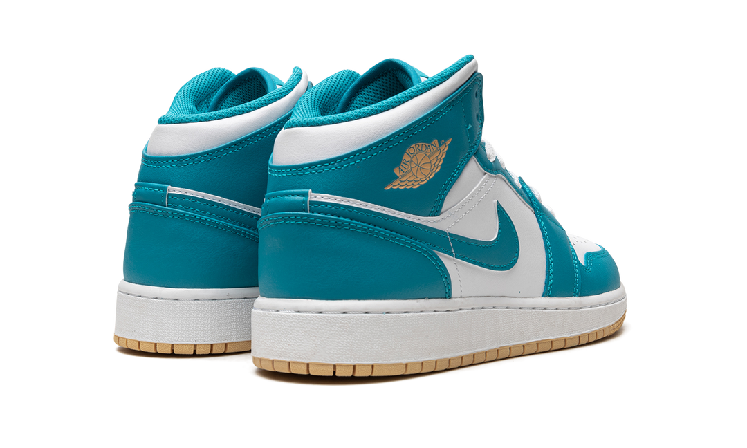 AIR JORDAN 1 MID WHITE TEAL GS