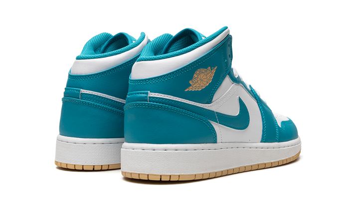 AIR JORDAN 1 MID WHITE TEAL GS