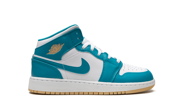 AIR JORDAN 1 MID WHITE TEAL GS