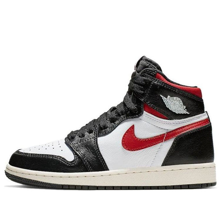 AIR JORDAN 1 RETRO HIGH BLACK RED GS 2019