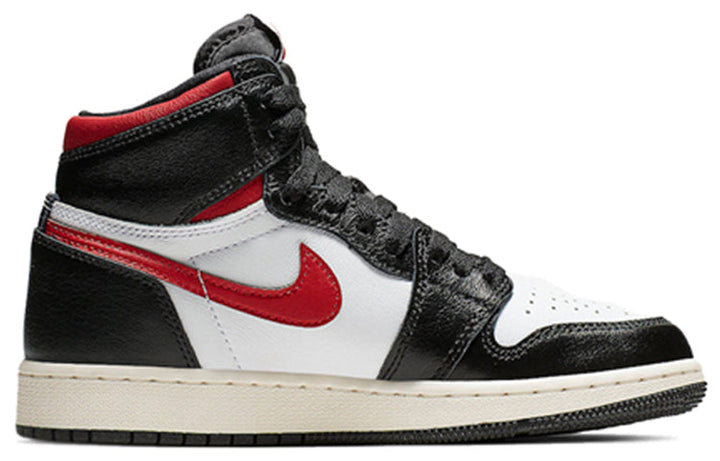 AIR JORDAN 1 RETRO HIGH BLACK RED GS 2019