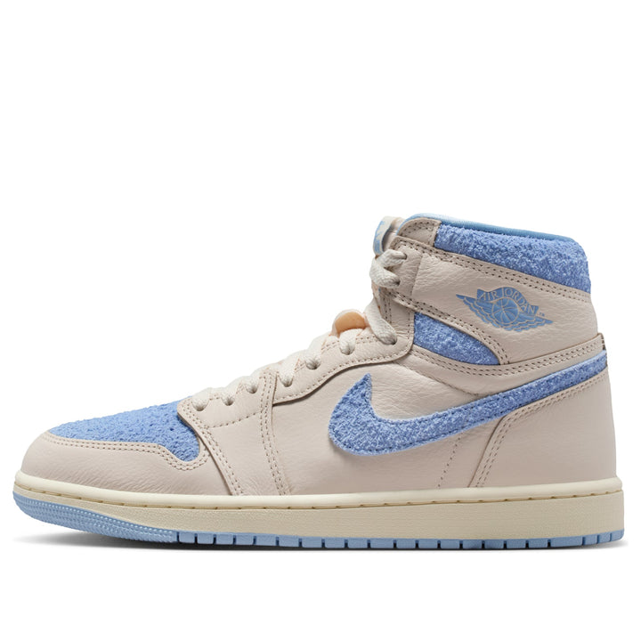 AIR JORDAN 1 RETRO HIGH OG PALE IVORY PSYCHIC BLUE WOMENS