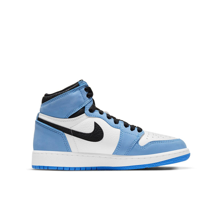 AIR JORDAN 1 RETRO HIGH WHITE UNIVERSITY BLUE BLACK GS