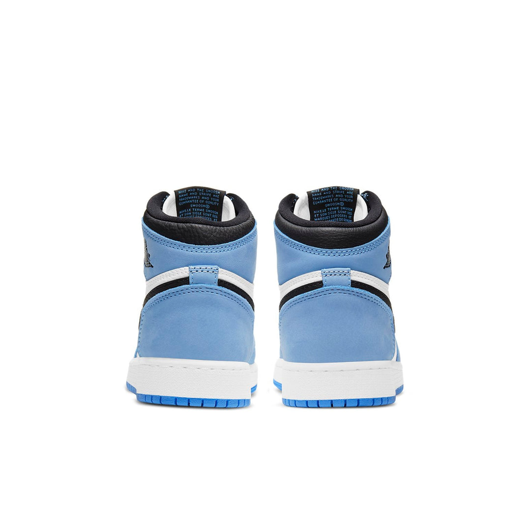 AIR JORDAN 1 RETRO HIGH WHITE UNIVERSITY BLUE BLACK GS