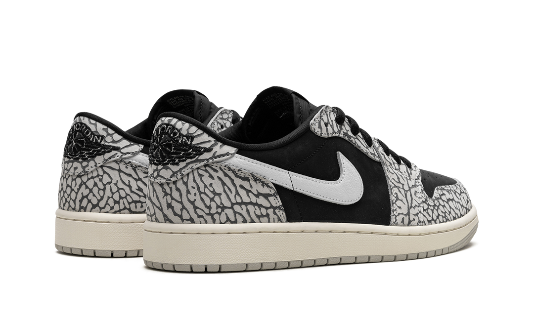 AIR JORDAN 1 RETRO LOW OG BLACK CEMENT WOMENS