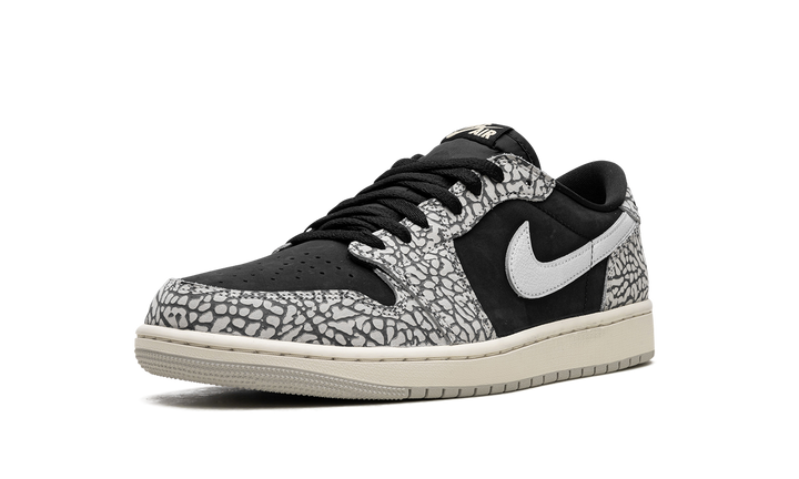 AIR JORDAN 1 RETRO LOW OG BLACK CEMENT WOMENS