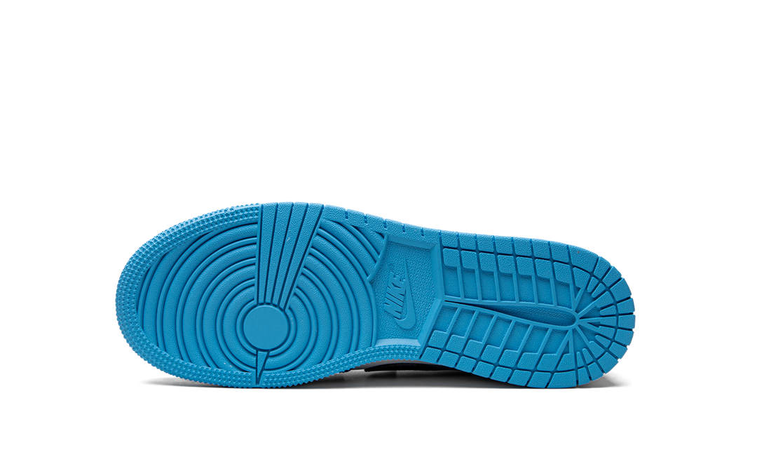 AIR JORDAN 1 RETRO LOW OG BLACK DARK POWDER BLUE GS