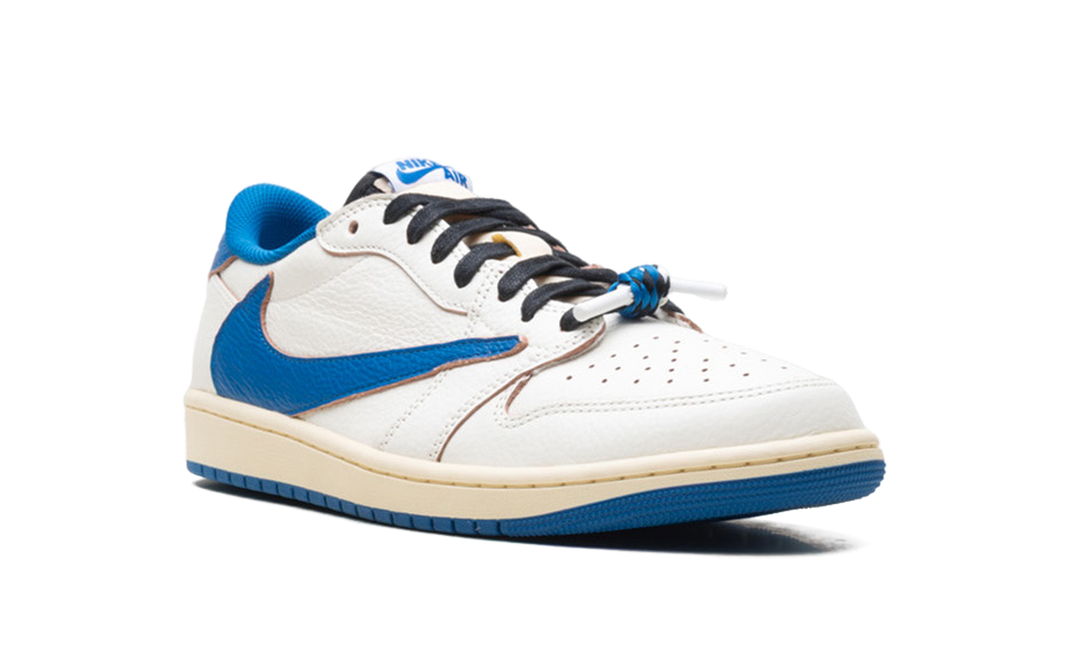 AIR JORDAN 1 RETRO LOW OG SP FRAGMENT X TRAVIS SCOTT SAIL MILITARY BLUE