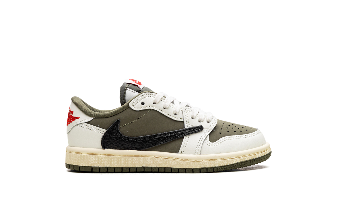 AIR JORDAN 1 RETRO LOW OG SP TRAVIS SCOTT MEDIUM OLIVE PS