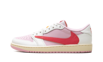 TRAVIS SCOTT X AIR JORDAN 1 RETRO LOW OG 'SAIL TROPICAL PINK' — Stock