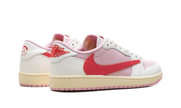 TRAVIS SCOTT X AIR JORDAN 1 RETRO LOW OG 'SAIL TROPICAL PINK' — Stock