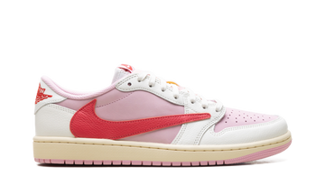 TRAVIS SCOTT X AIR JORDAN 1 RETRO LOW OG 'SAIL TROPICAL PINK' — Stock