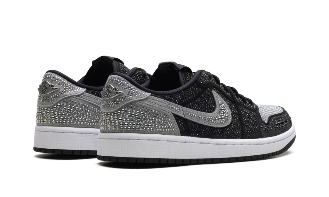 AIR JORDAN 1 RETRO LOW OG SWAROVSKI STEALTH WOMENS