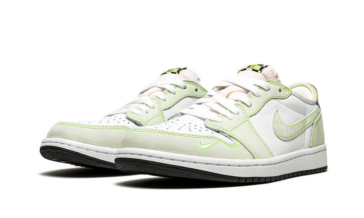 AIR JORDAN 1 RETRO LOW WHITE GHOST GREEN BLACK